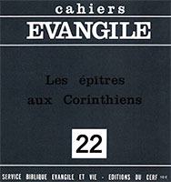 9772204390225, épîtres aux corinthiens, michel quesnel