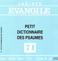 9772204390713, dictionnaire des psaumes, jean-pierre prévost