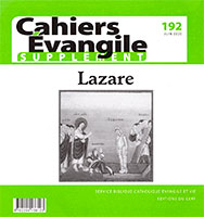 9782204138123, cahiers évangile supplément 192, lazare