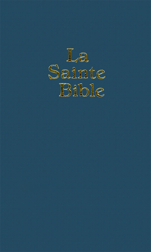 La Sainte Bible Version Darby Couverture semi rigide bleue avec